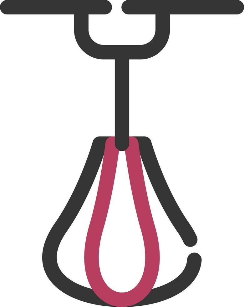 Punching Ball Creative Icon Design vector
