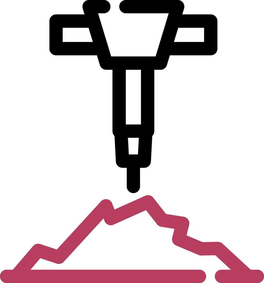 Drill Creative Icon Design vector