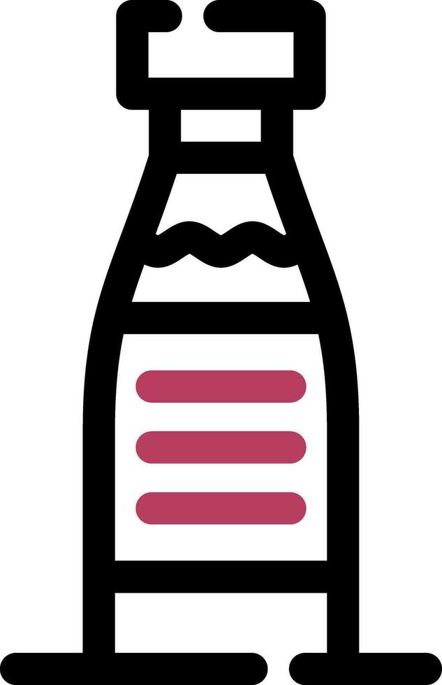 diseño de icono creativo de botella de leche vector