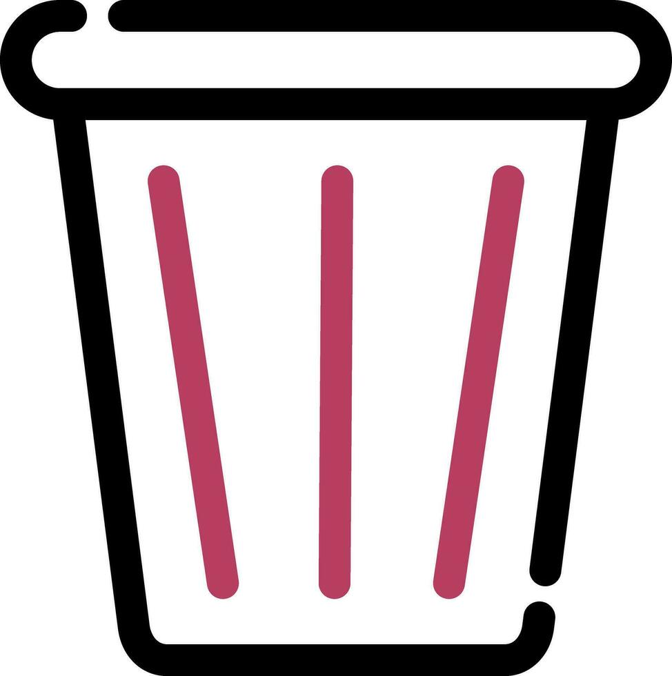 Trash Creative Icon Design vector