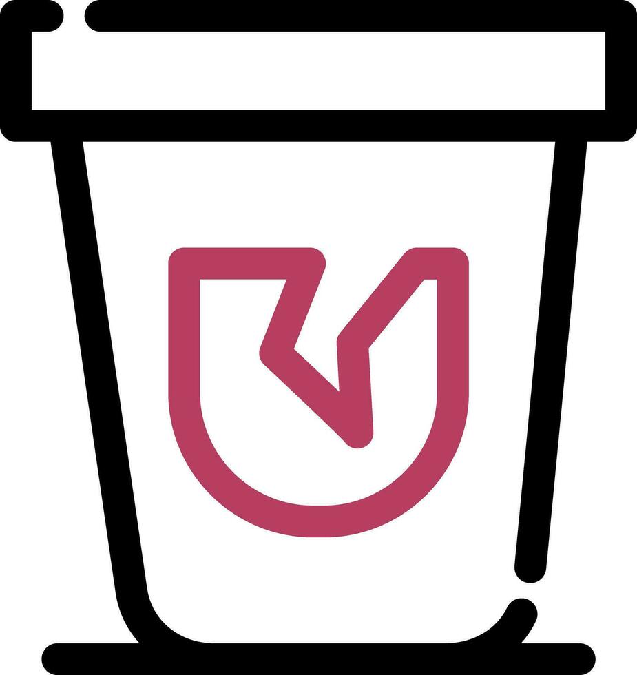 Trash Creative Icon Design vector