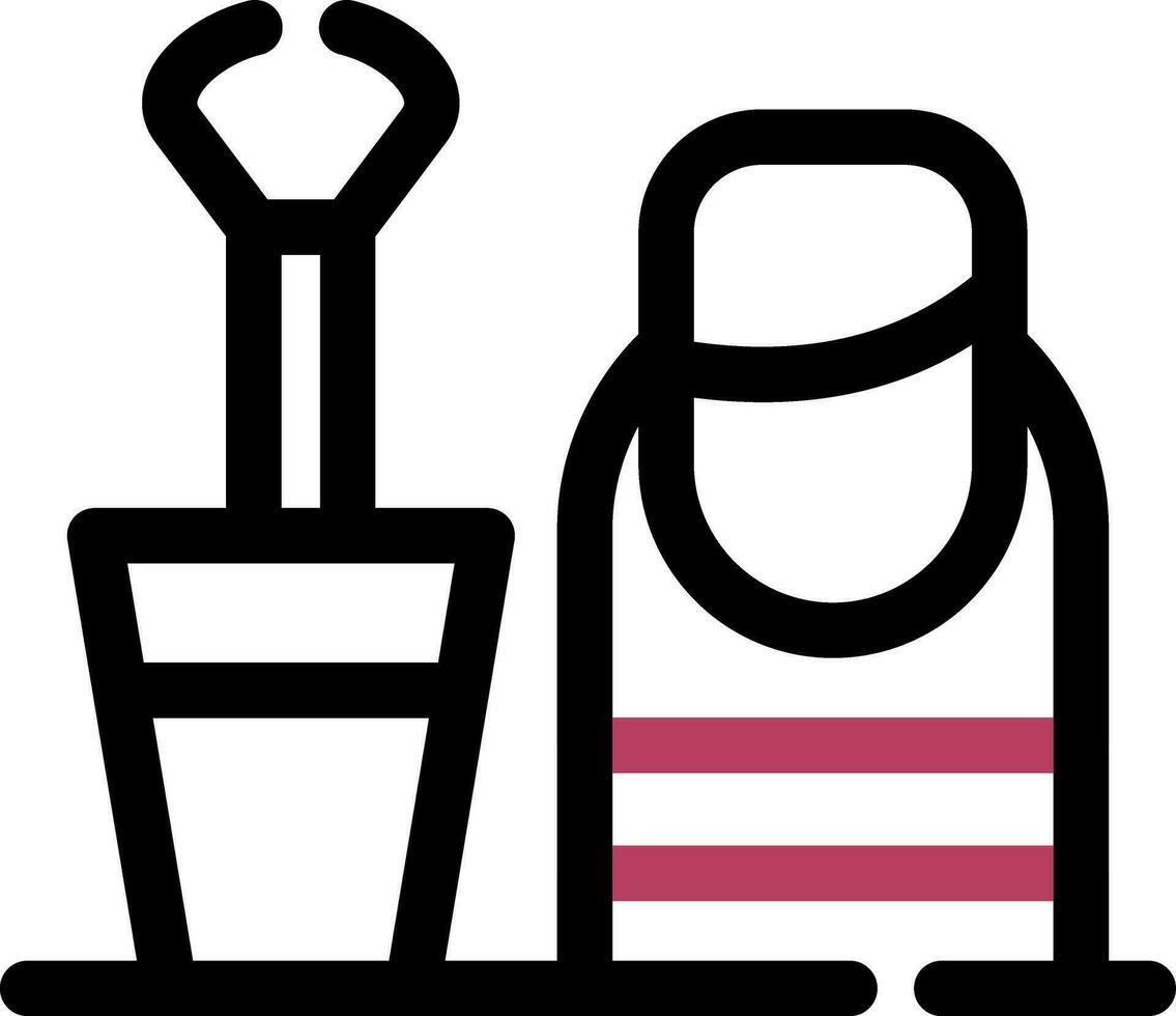 Nail Polish Creative Icon Design vector