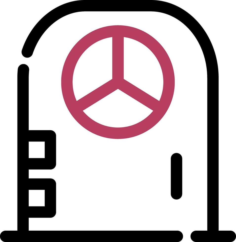 Ship Door Creative Icon Design vector
