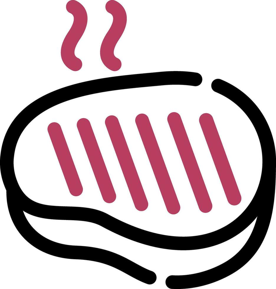 Steak Creative Icon Design vector