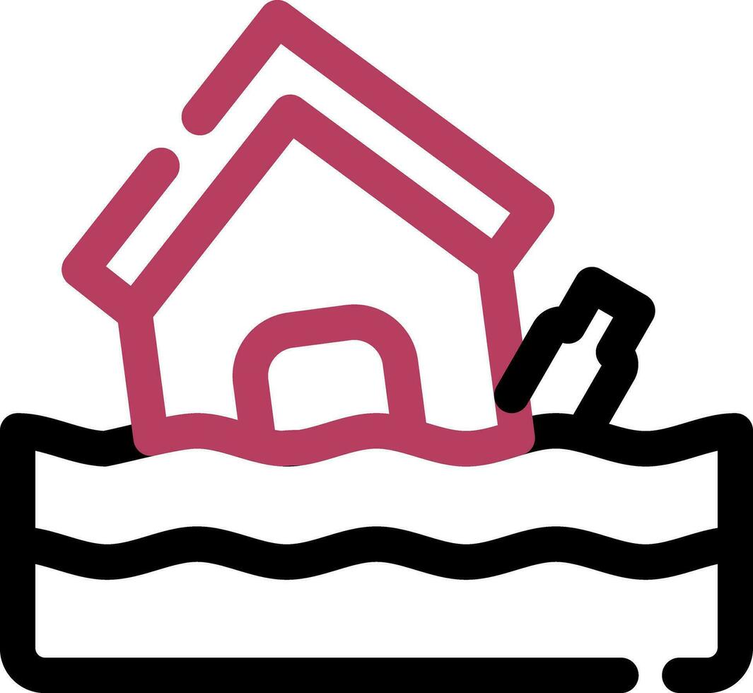 Flood Creative Icon Design vector