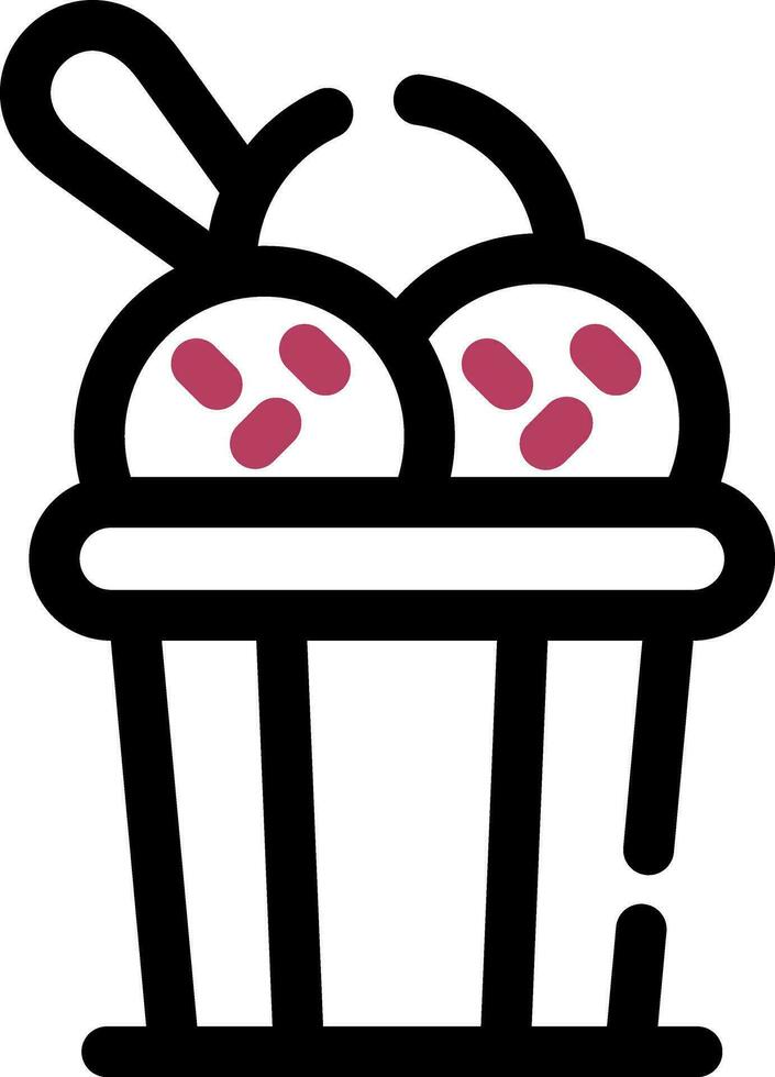 Ice Cream Creative Icon Design vector