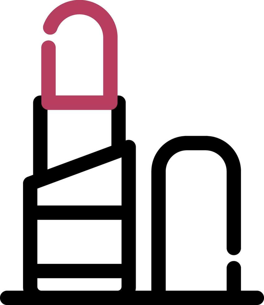 diseño de icono creativo de lápiz labial vector