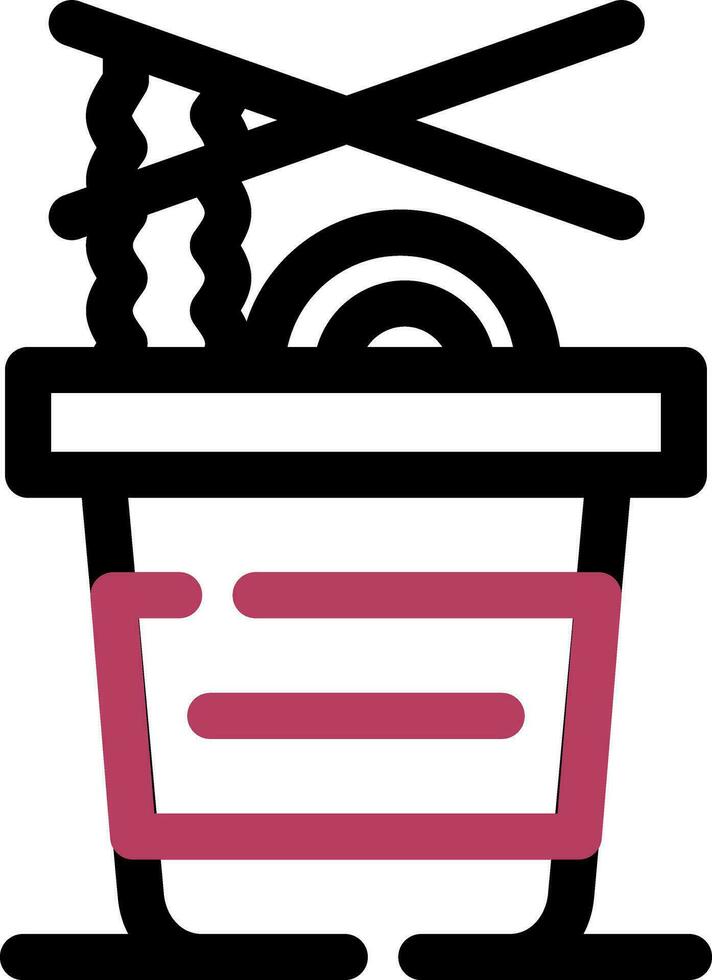 Noodles Creative Icon Design vector