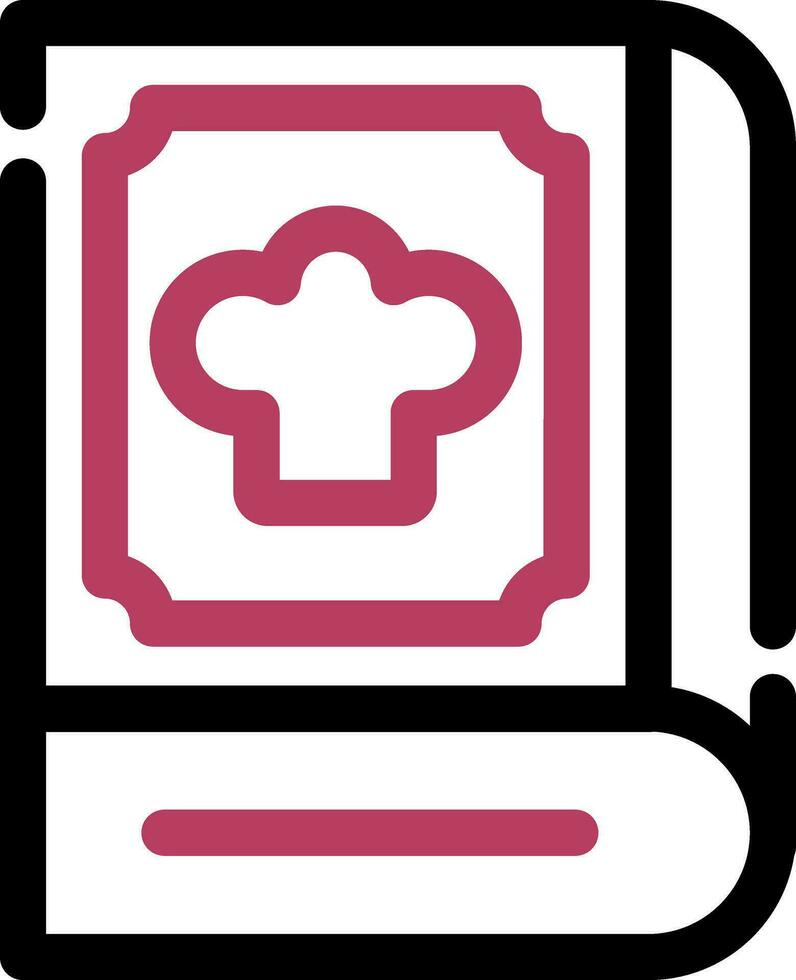 Cook Book Creative Icon Design vector