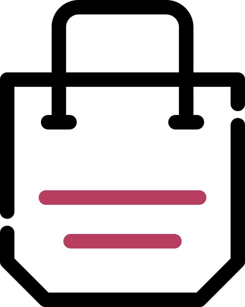 Bag Creative Icon Design vector