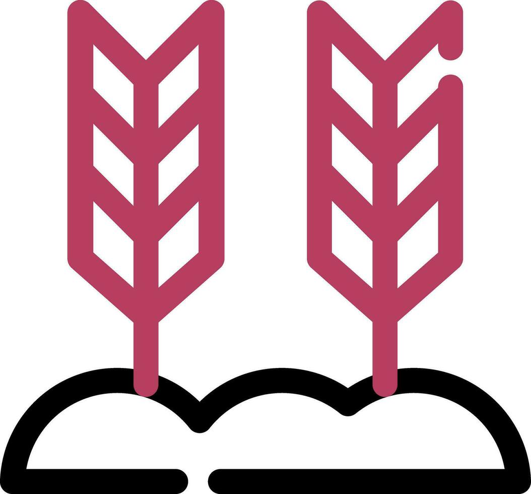 Wheat Creative Icon Design vector