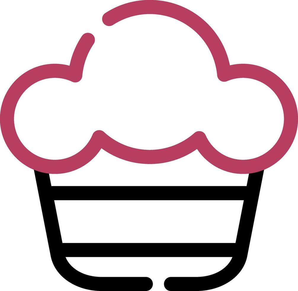 Muffin Creative Icon Design vector