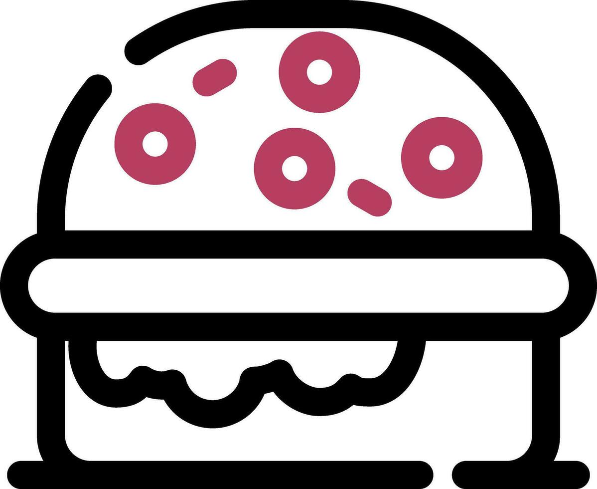 Burguer Creative Icon Design vector