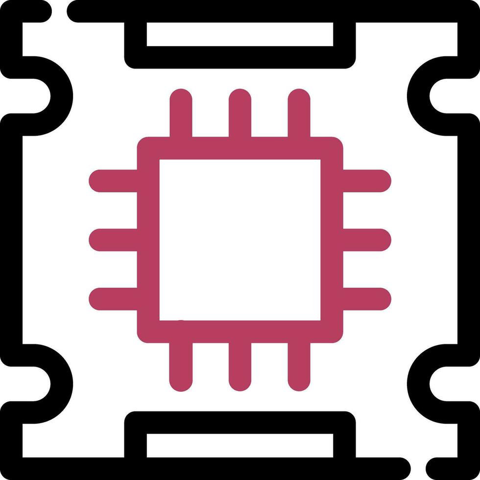 Processor Creative Icon Design vector