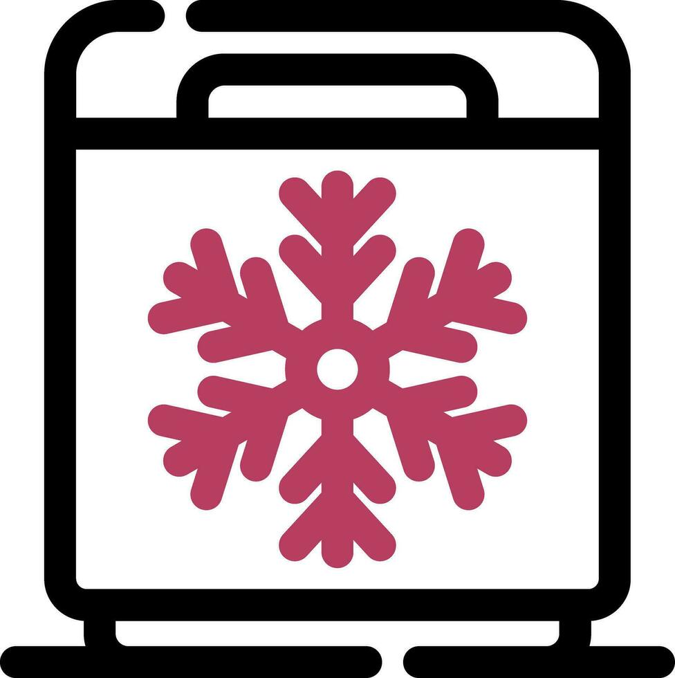 Freezer Creative Icon Design vector