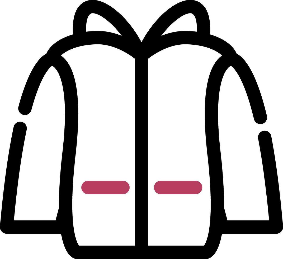 diseño de icono creativo de chaqueta vector