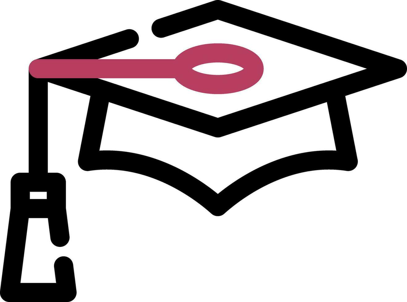 Graduation Cap Creative Icon Design vector