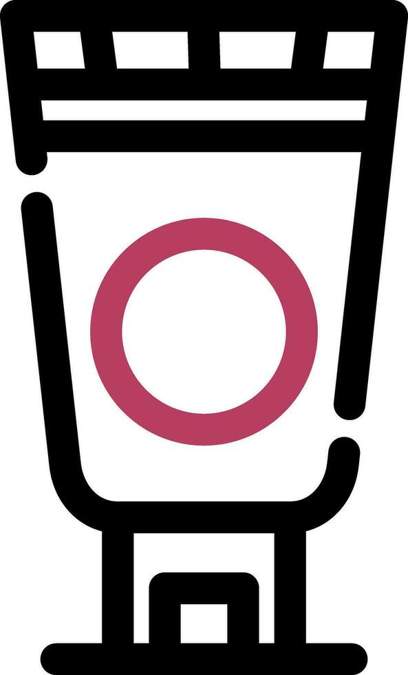Sunscreen Creative Icon Design vector