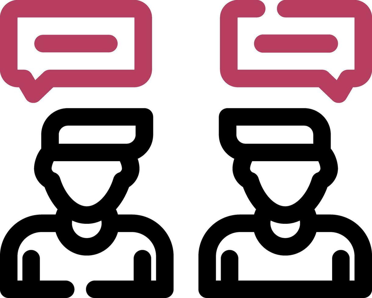 Conversation Creative Icon Design vector