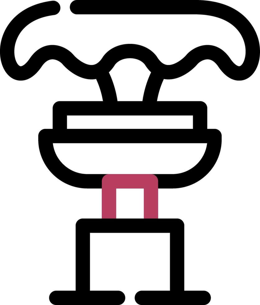 Fountain Creative Icon Design vector