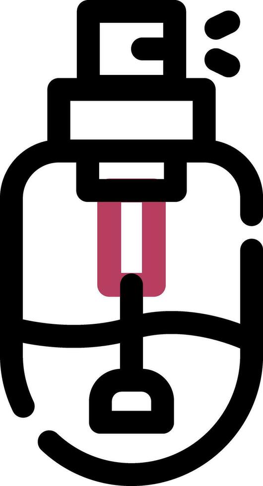 Perfume Creative Icon Design vector