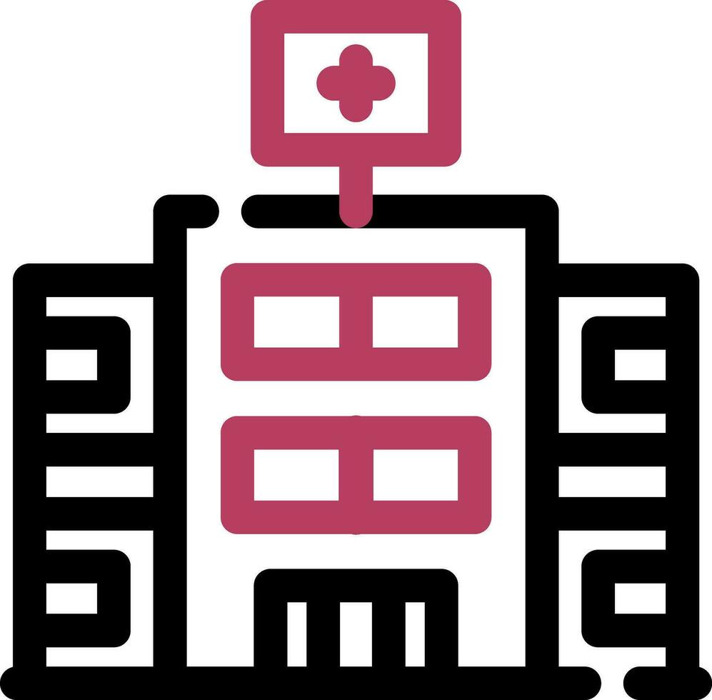 Hospital Creative Icon Design vector