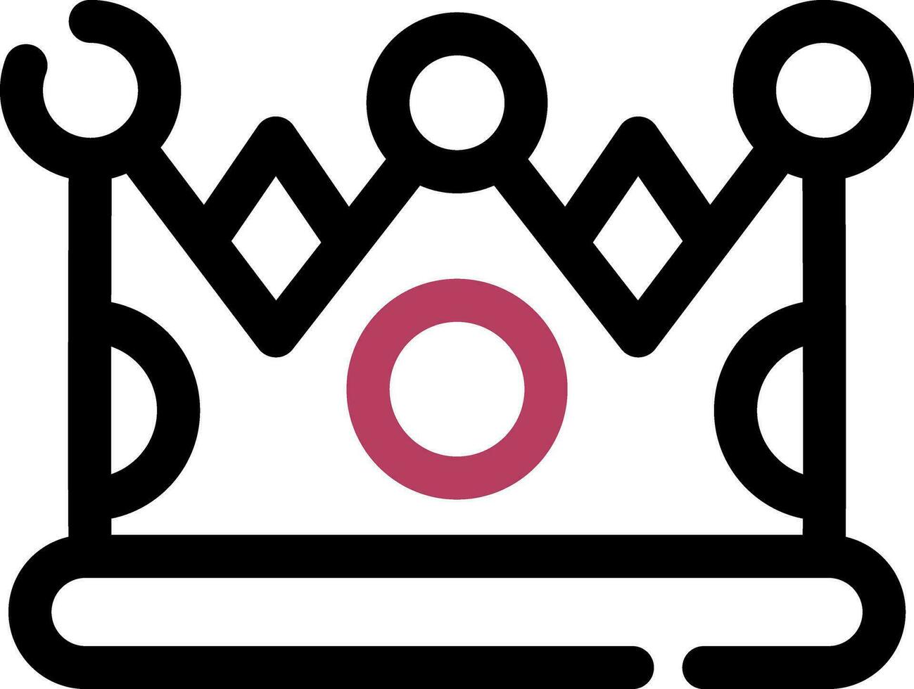 Crown Creative Icon Design vector