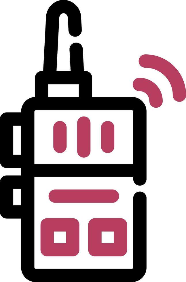 Walkie Talkie Creative Icon Design vector