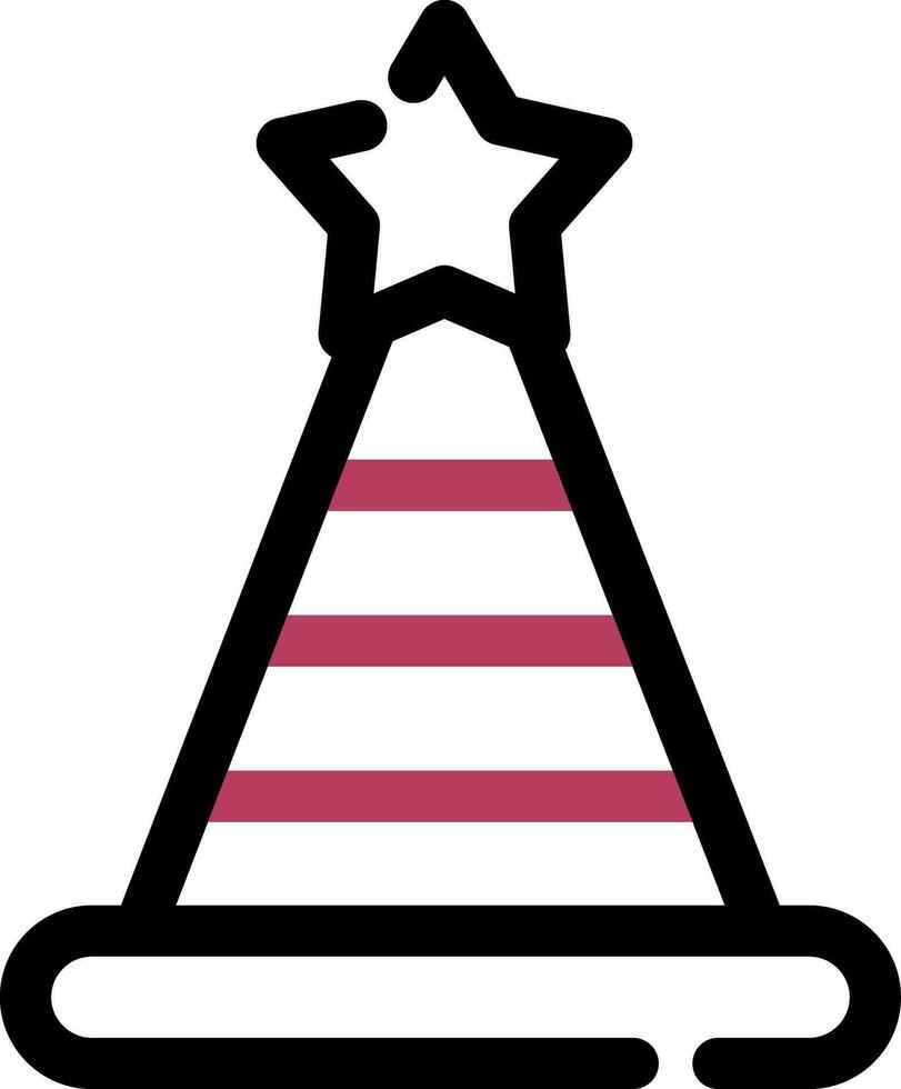 Party Hat Creative Icon Design vector