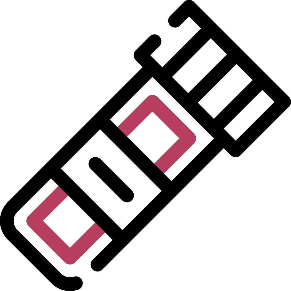 Blood Tube Creative Icon Design vector