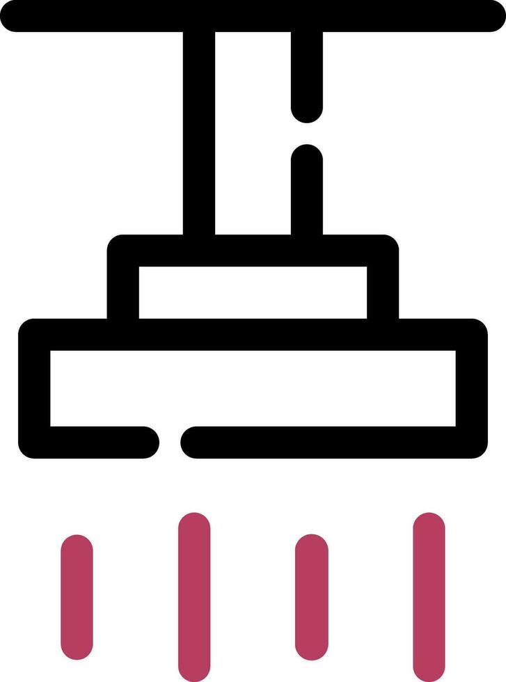 Shower Creative Icon Design vector