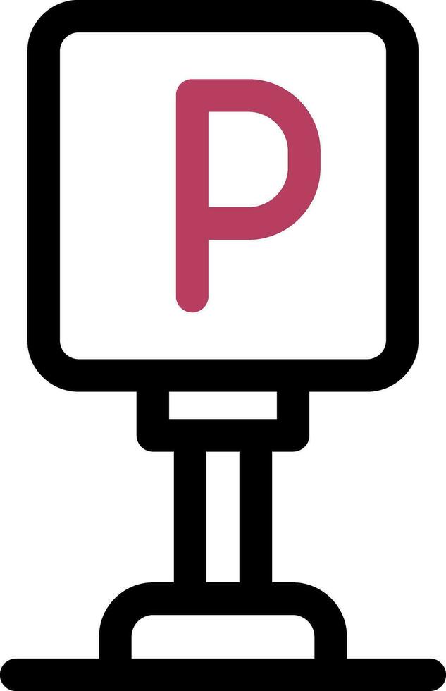 Parking Creative Icon Design vector