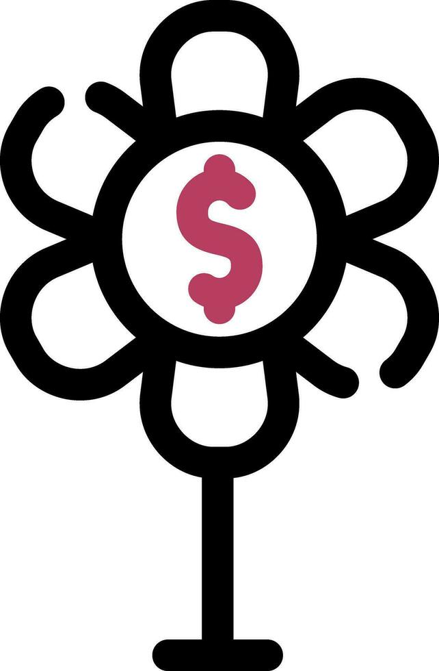 Money Growth Creative Icon Design vector