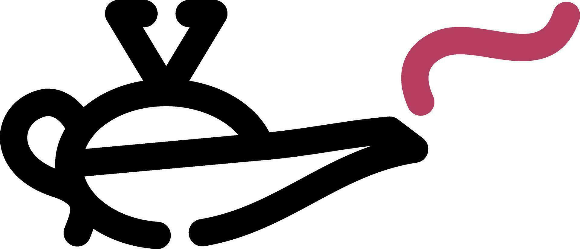 Magic Lamp Creative Icon Design vector