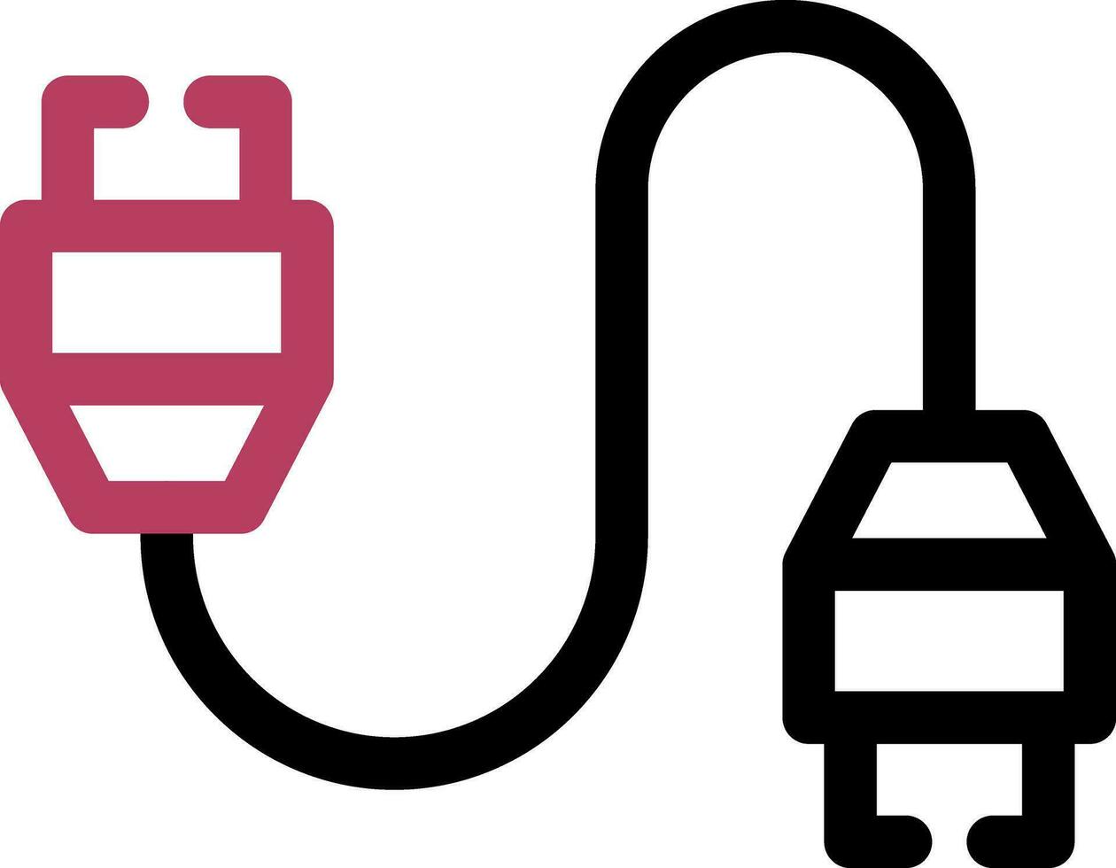 Cable Creative Icon Design vector