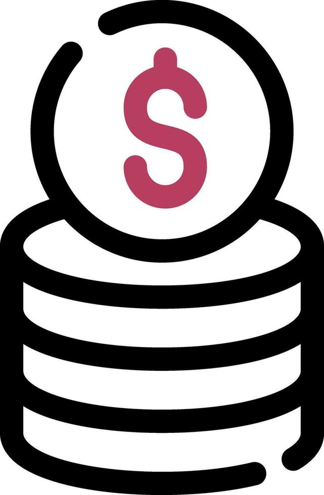 Coins Creative Icon Design vector