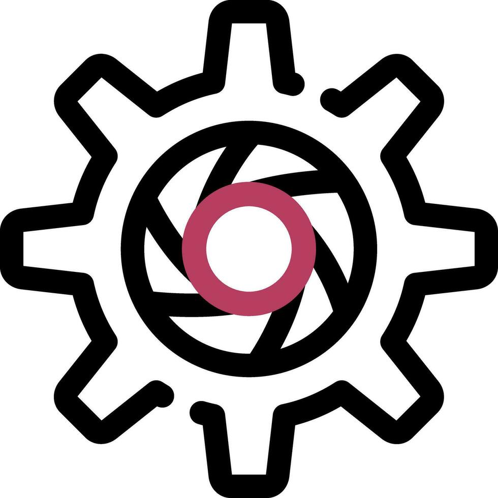 Configuration Camera Creative Icon Design vector