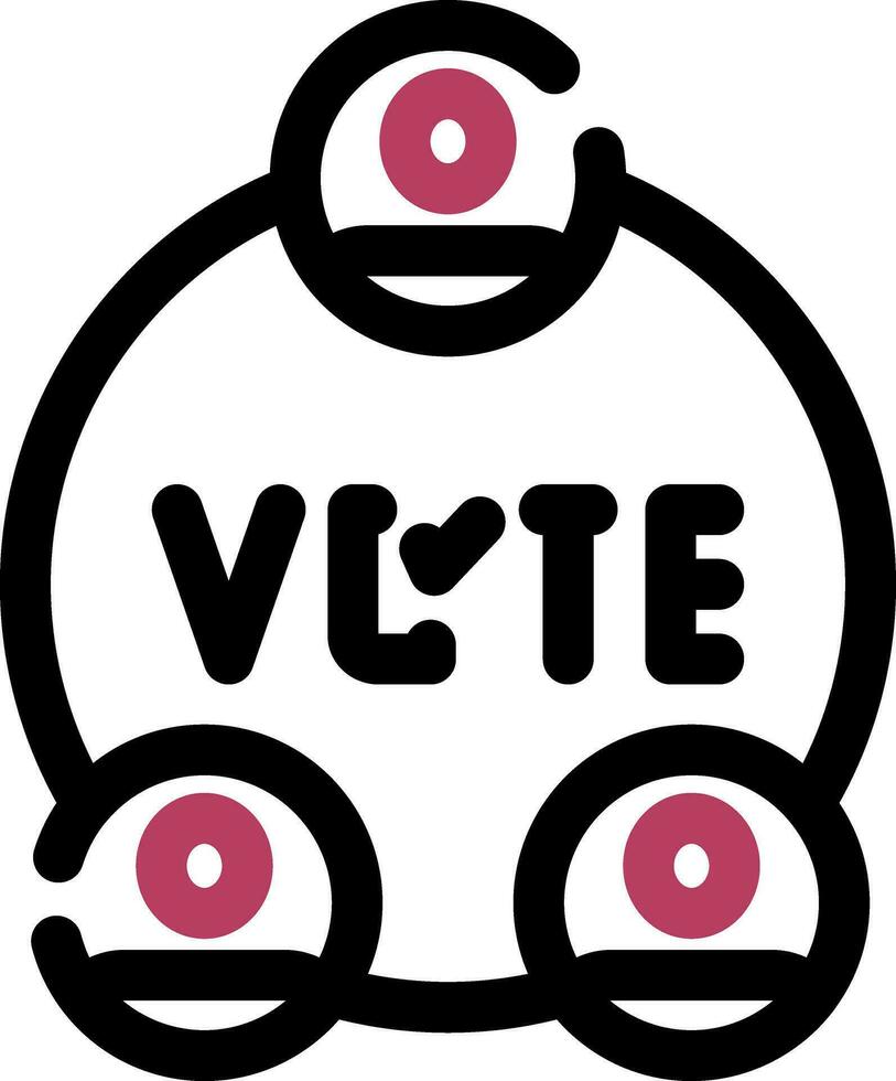 diseño de icono creativo de elecciones vector