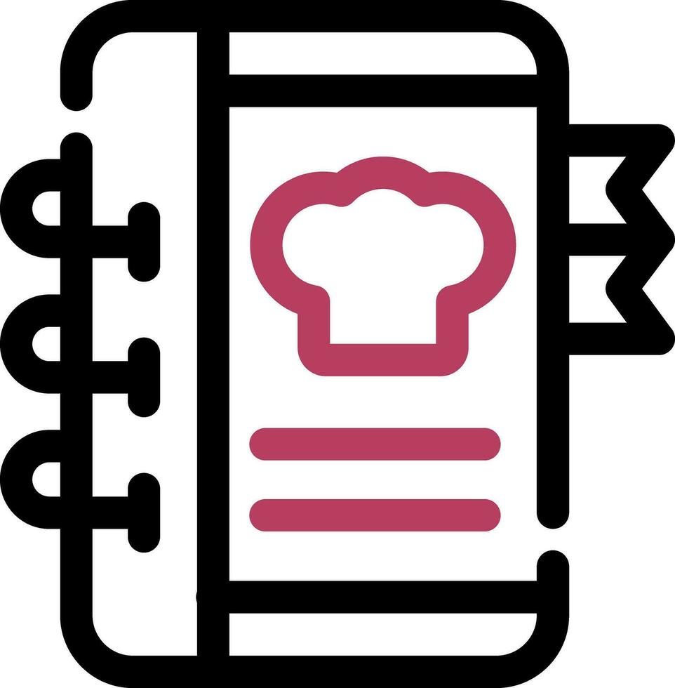 Recipe Book Creative Icon Design vector