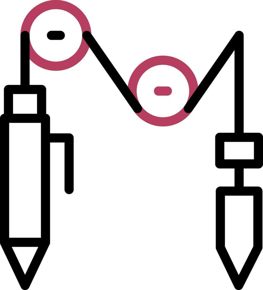 Separation Creative Icon Design vector
