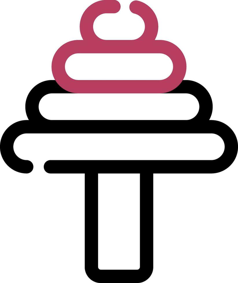 Edge Step Drill Creative Icon Design vector