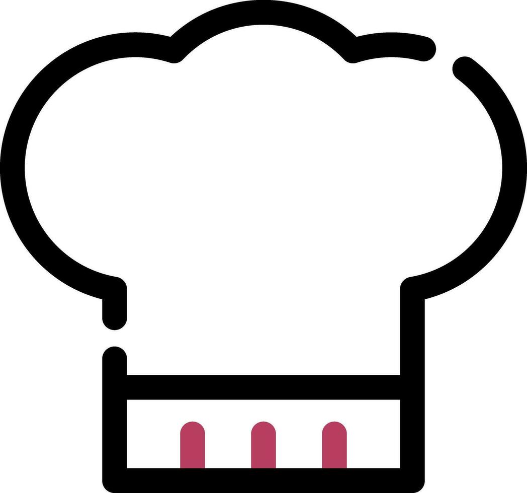 diseño de icono creativo de sombrero de chef vector