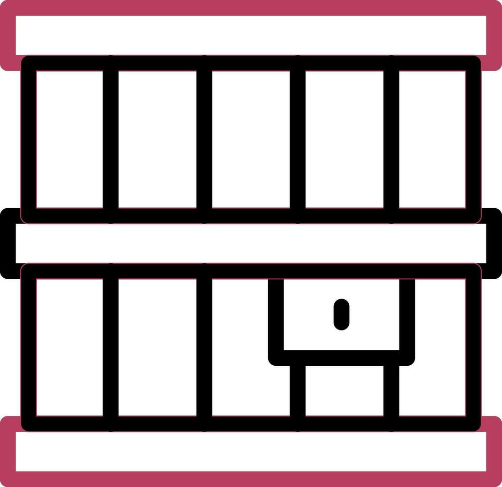 Jail Creative Icon Design vector