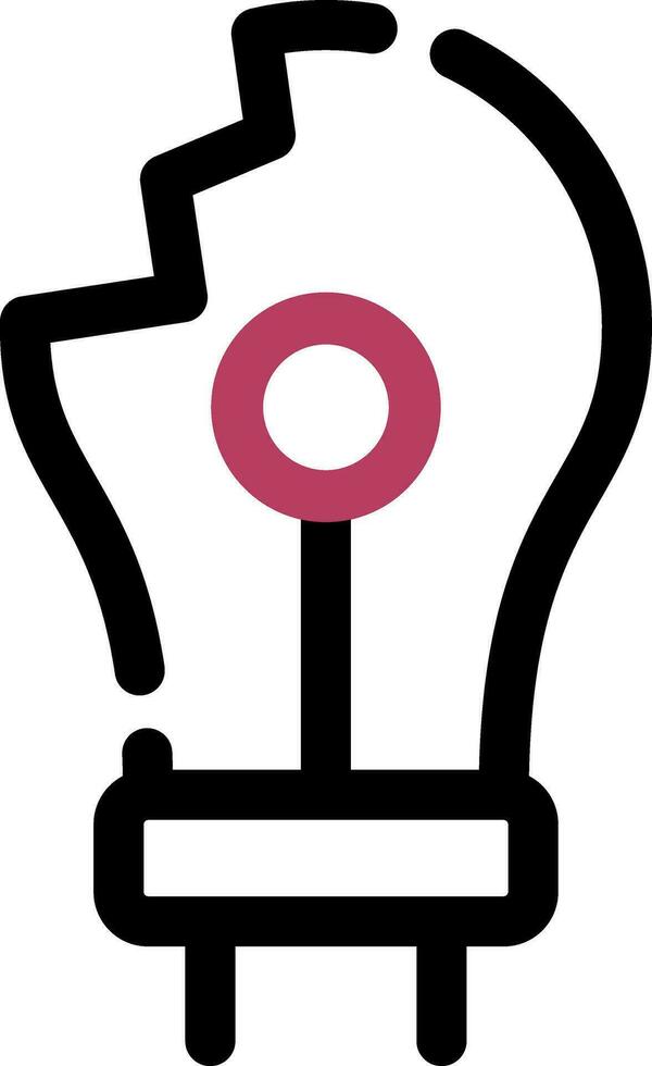 Bulb Creative Icon Design vector