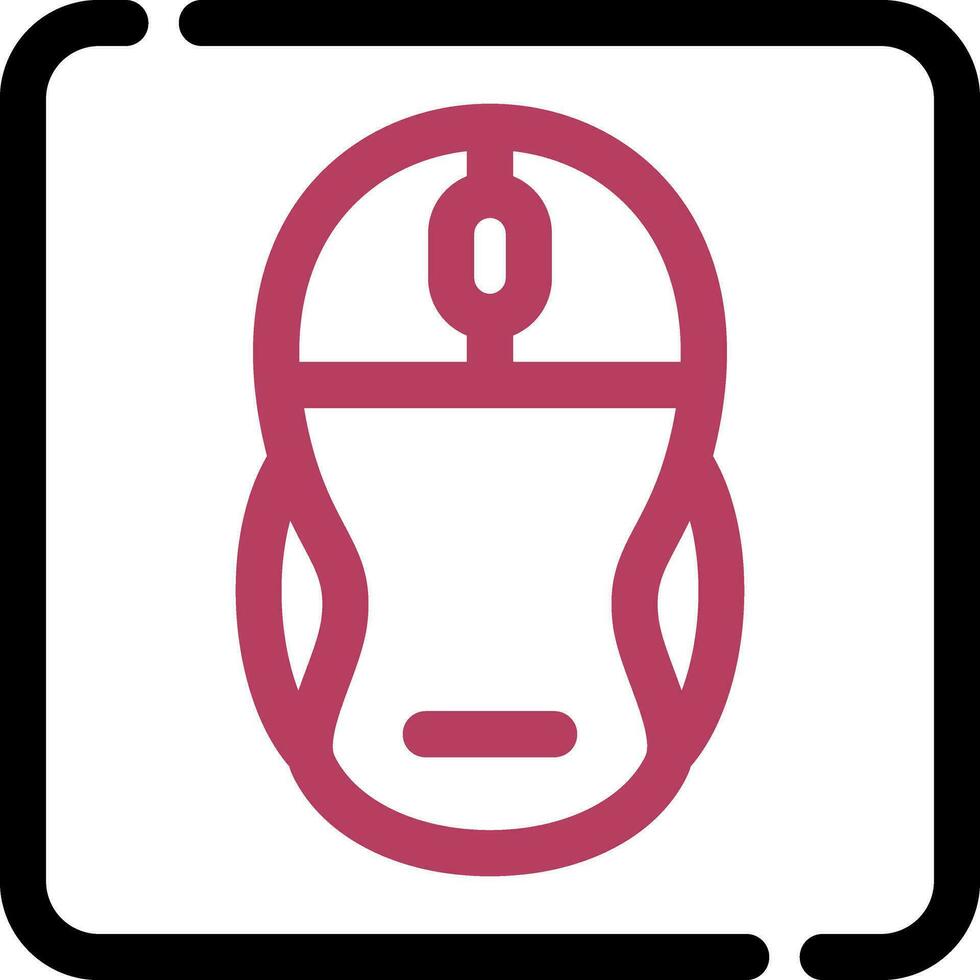 Wireless Mouse Creative Icon Design vector