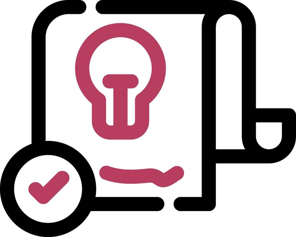 Patent Creative Icon Design vector