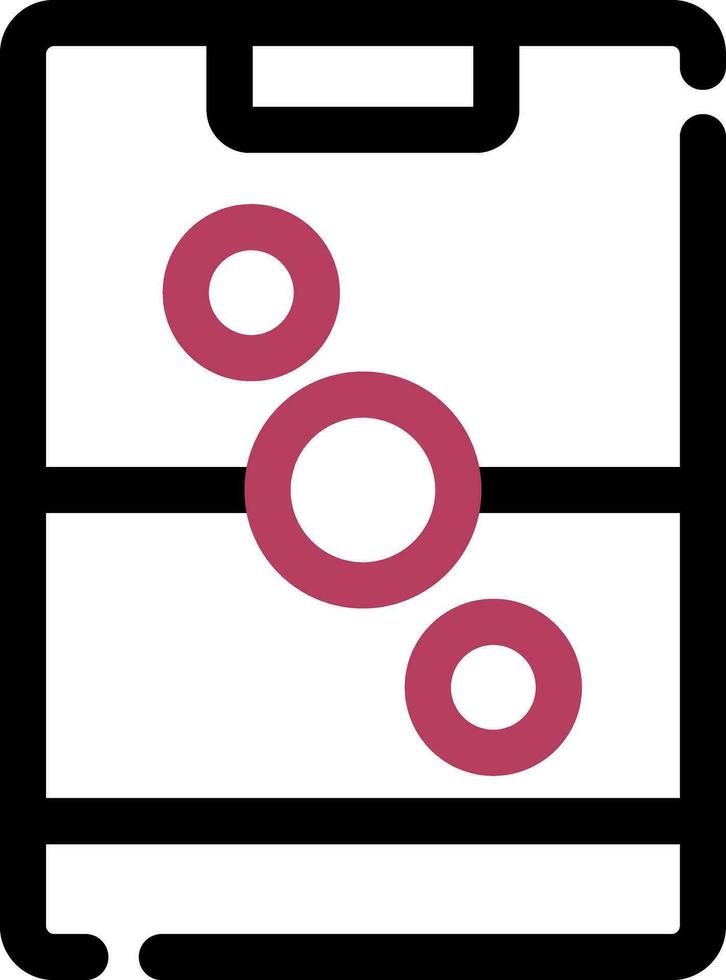 Line Two Color Design vector