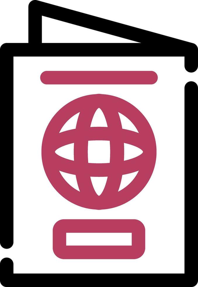 Passport Creative Icon Design vector