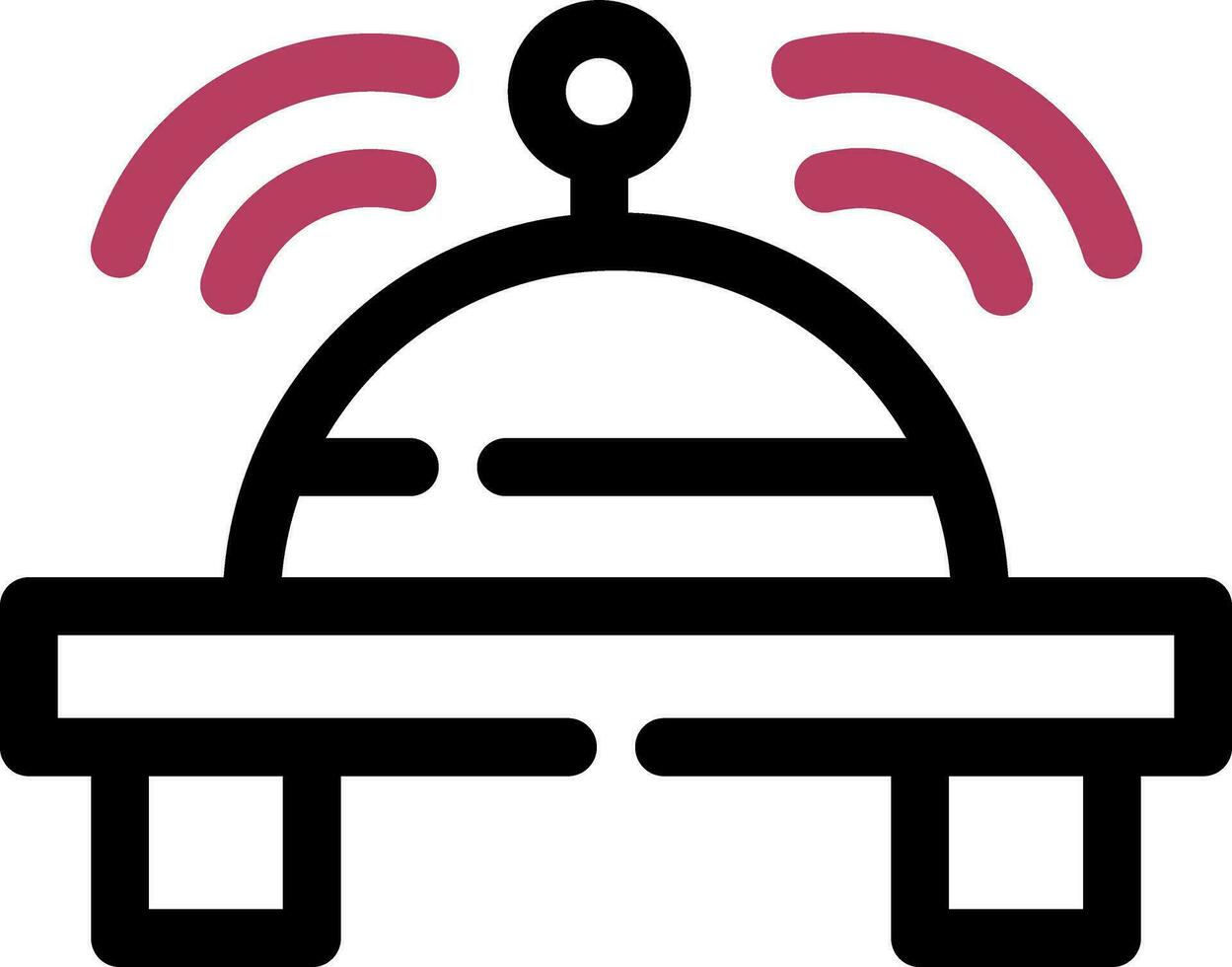 Reception Bell Creative Icon Design vector