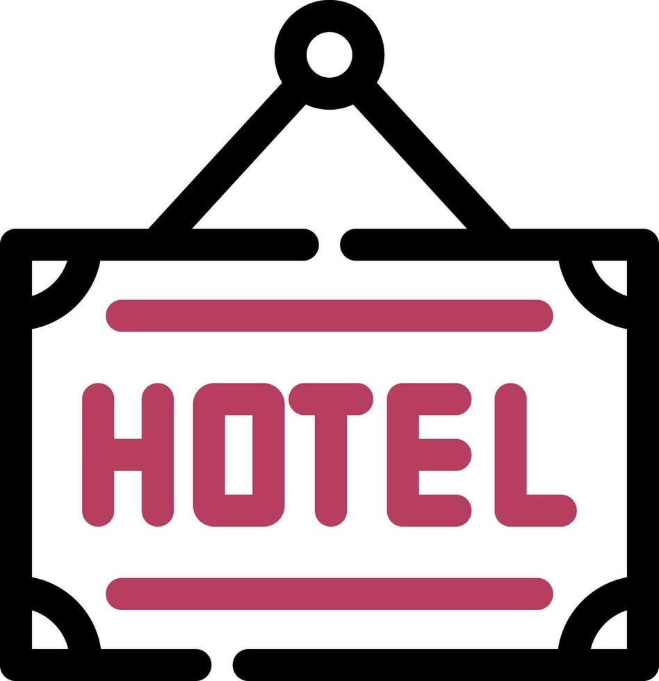 Hotel Creative Icon Design vector